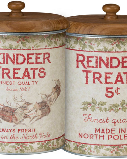 Reindeer Treats Canister