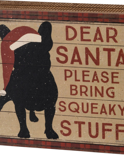 Squeaky Stuff Box Sign
