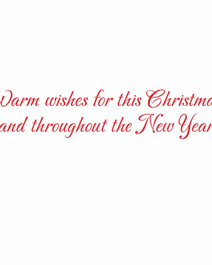 Gilded Door Foil Classic Embossed Boxed Christmas Cards - includes 10 cards & envelopes