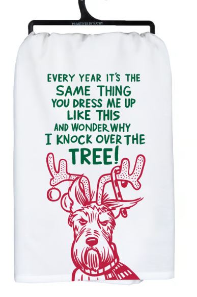 Kitchen Towel Dog Tree