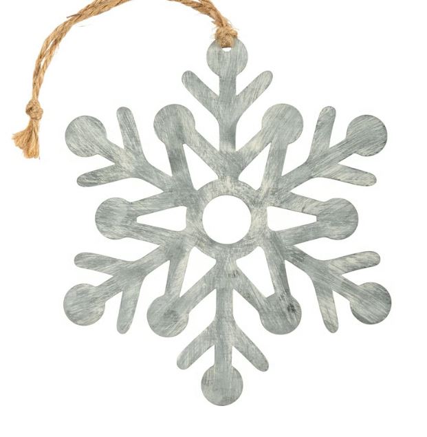 Hanging Decor - Metal Snowflake