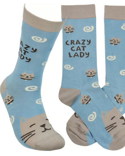 Socks Crazy Cat Lady