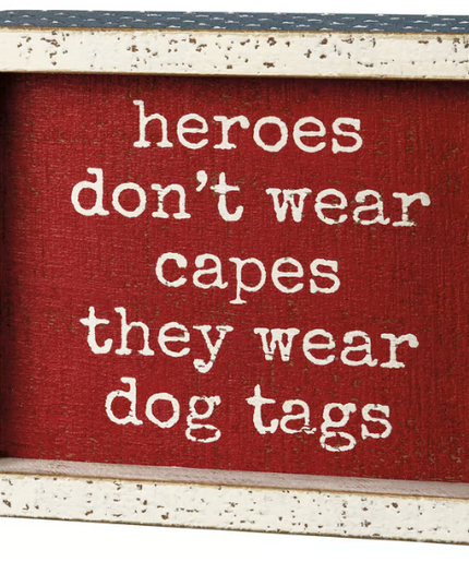 Inset Box Sign Dog Tags