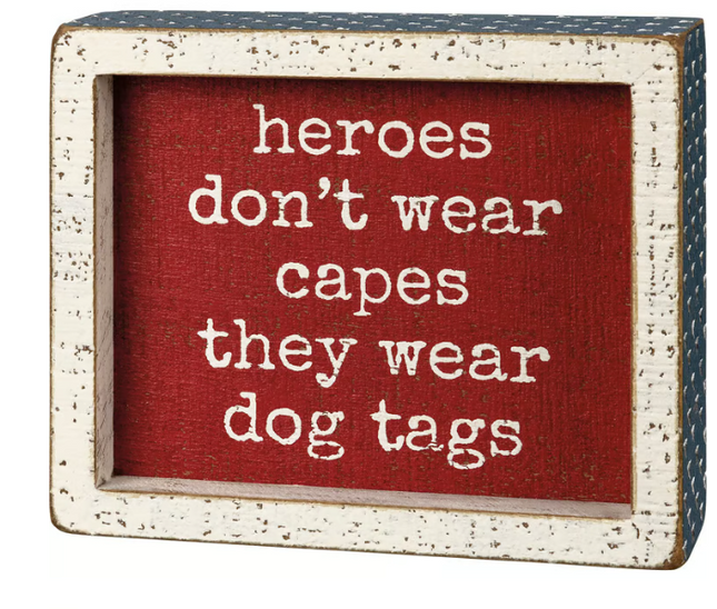 Inset Box Sign Dog Tags