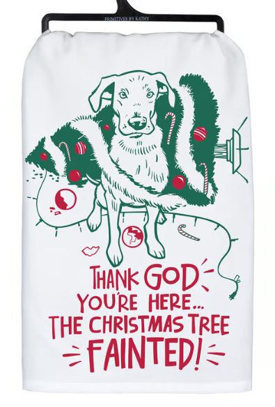 Tree Fainted Kitchen Towel