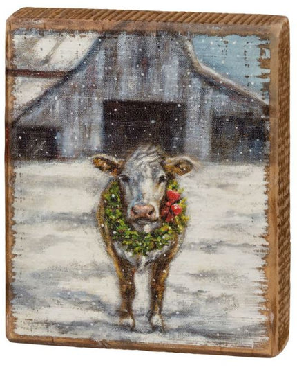 Cow Block Sign