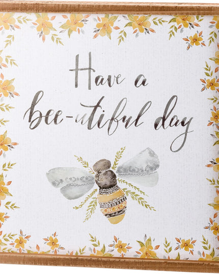 Inset Box Sign- Bee-utiful
