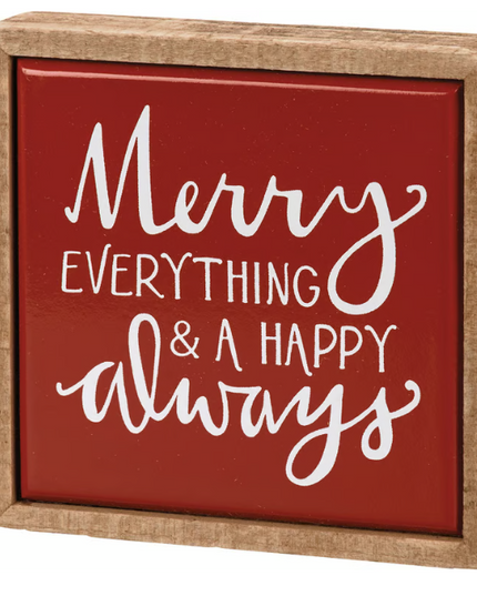 Happy Always Box Sign Mini