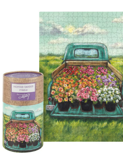 Puzzle Truck Bed Flowers