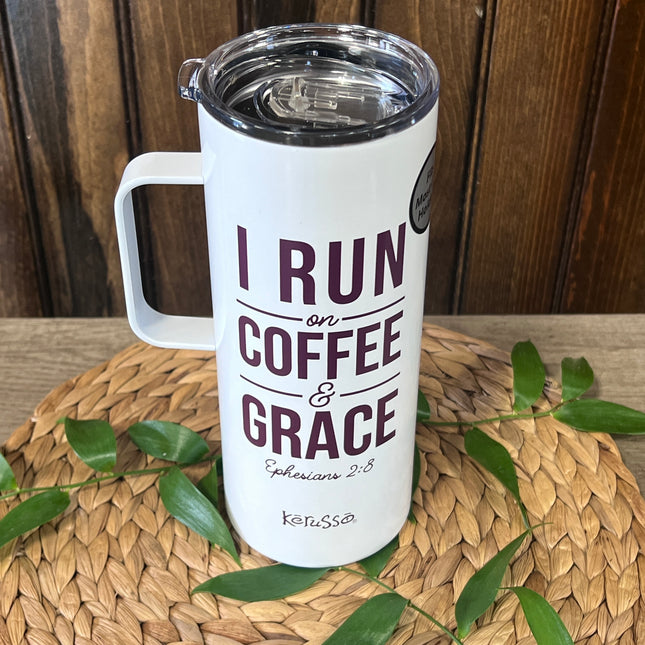 Run on Coffee Tumbler image 0