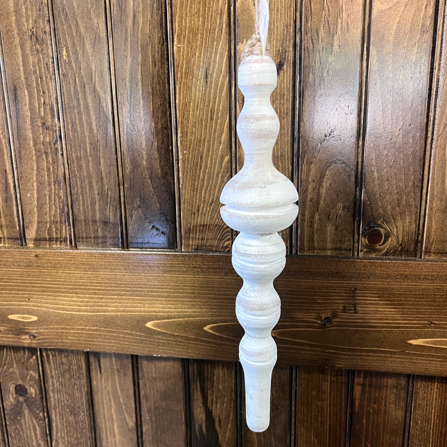 Wood Finial Ornament- Multiple Color Options image 2