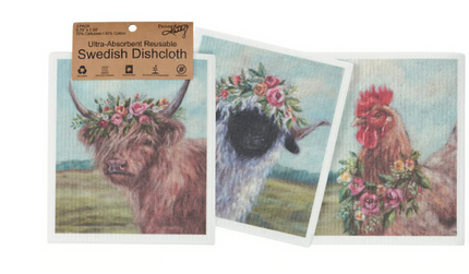 Swedish Dishcloth Farm Animals