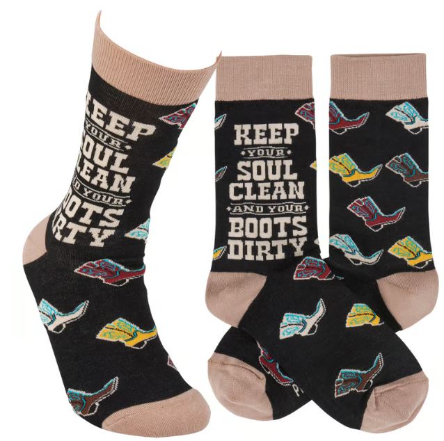 Boots Dirty Socks