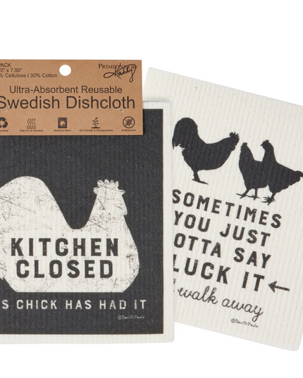Kitchen's Closed Swedish Dish Cloth Set