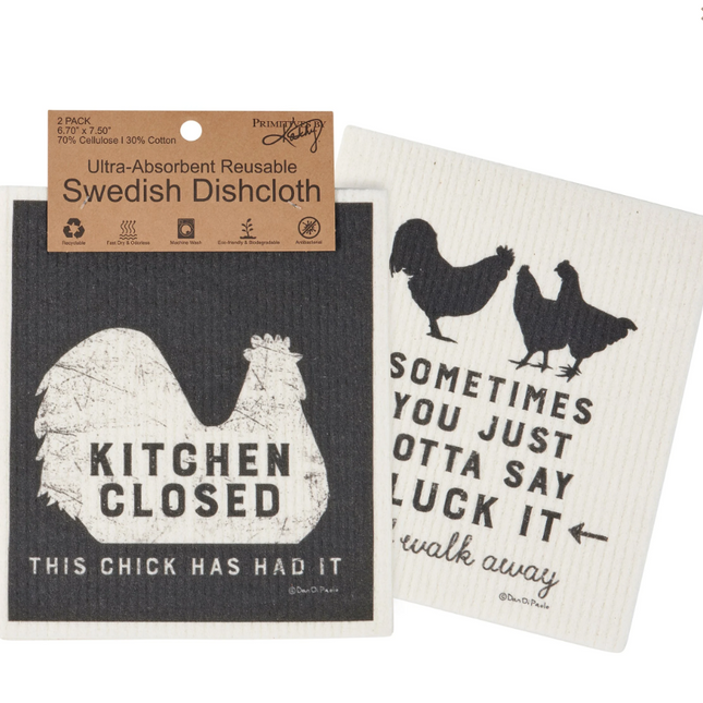 Kitchen's Closed Swedish Dish Cloth Set
