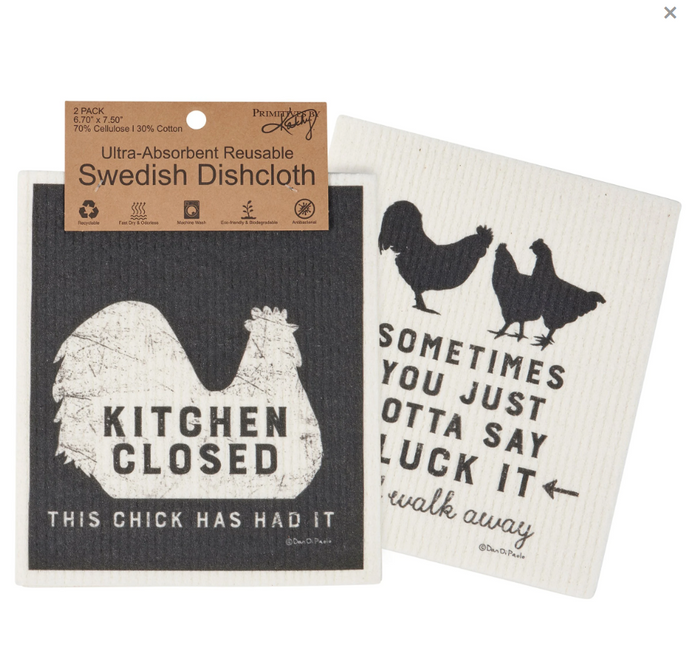 Kitchen's Closed Swedish Dish Cloth Set