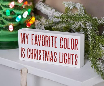 Favorite Color Block Sign