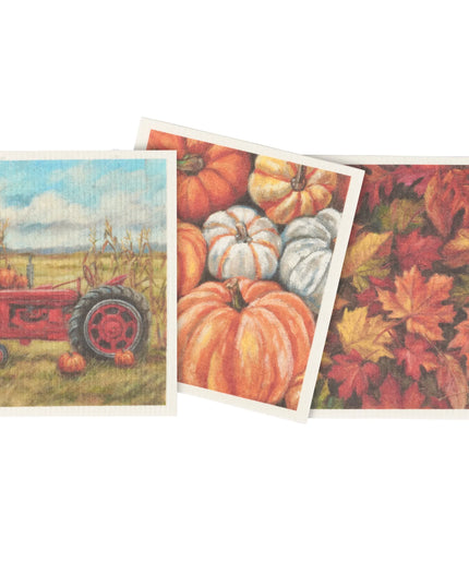 Fall Farm Swedish Dishcloth Set