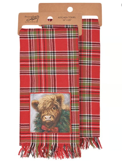 Kitchen Towel Christmas Highland