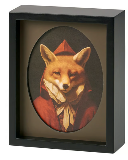 Inset Box Sign Fox