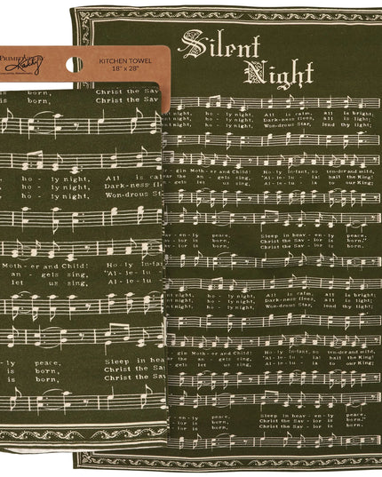 Silent Night Kitchen Towel