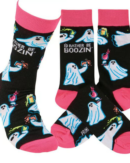 Socks I'd Rather Be Boozin