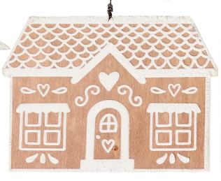 Gingerbread House Ornament Set