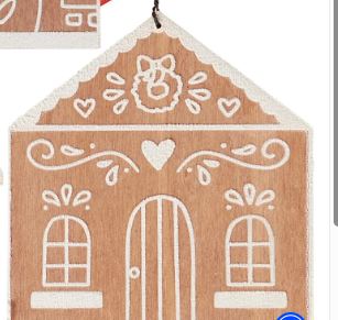 Gingerbread House Ornament Set