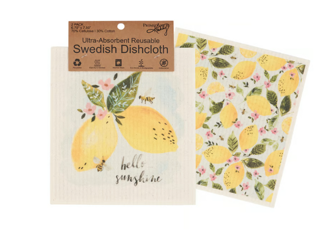 Swedish Cloth Set Lemons