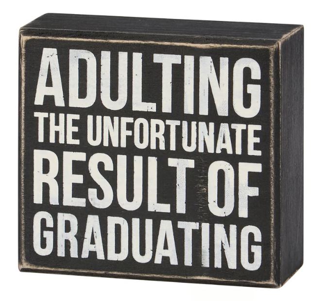 Unfortunate Result Box Sign