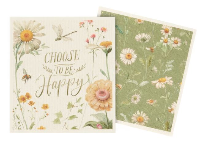 Happy Swedish Dishcloth Set