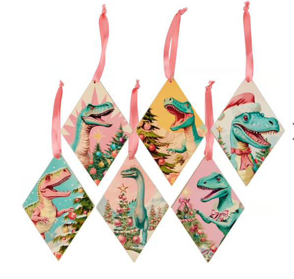 Dino Christmas Ornament