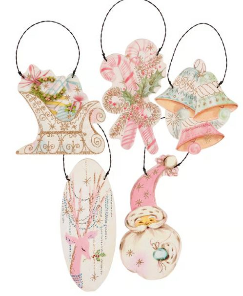 Pastel Christmas Ornament Assorted Styles