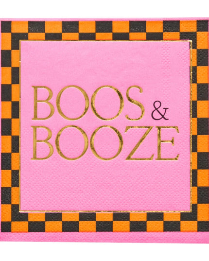 Boos & Booze Bold Cocktail Napkins