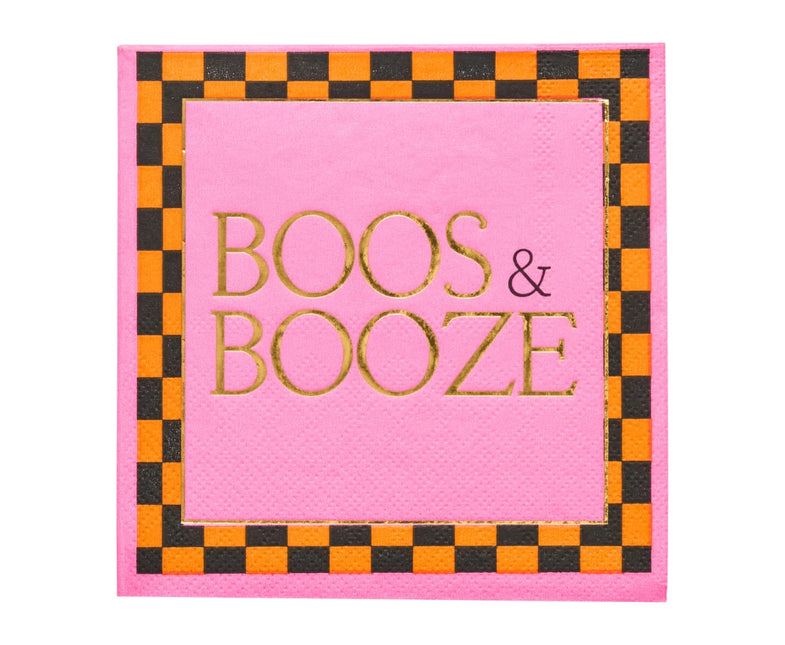 Boos & Booze Bold Cocktail Napkins