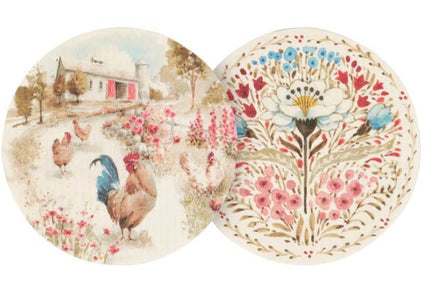 Roosters Swedish Dishcloth Set