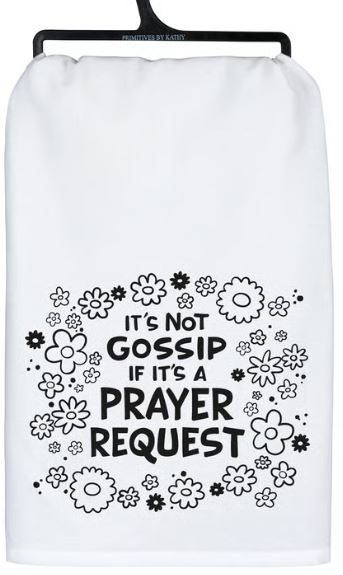 Prayer Request Kitchen Towel