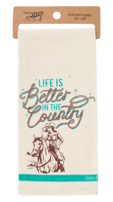 Better In The Country Kitchen Towel