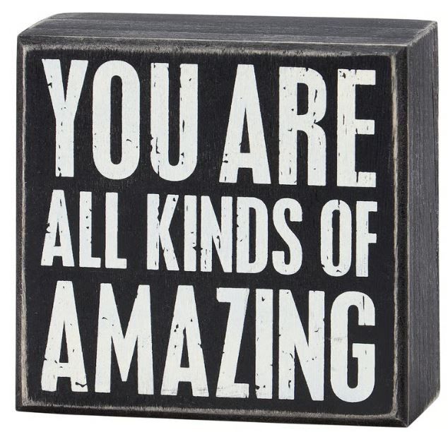 Kinds Of Amazing Box Sign