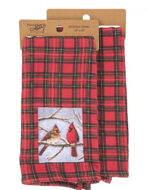 Cardinal Couple Kitchen Towel