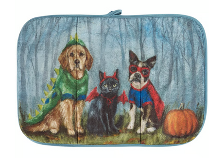 Halloween Family Drying Mat