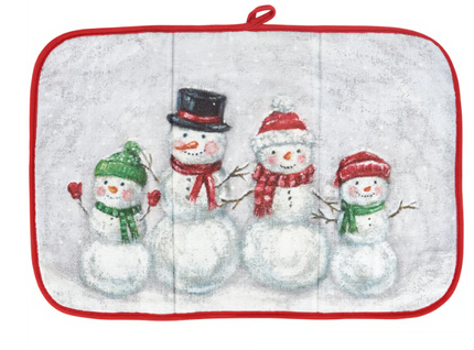 Snow Family Drying Mat