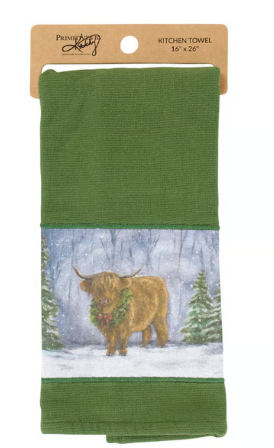 Kitchen Towel Christmas Highland