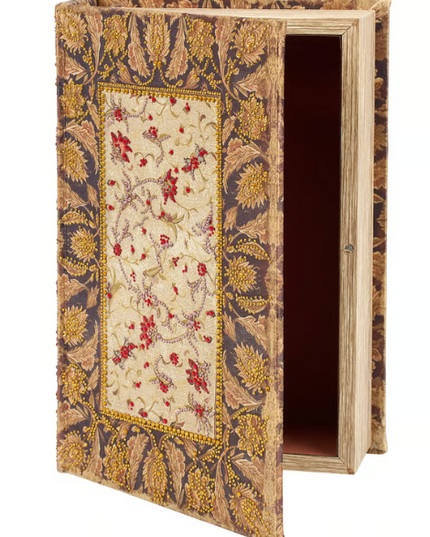 Box Book Embellished Floral