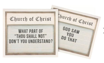 God Saw Swedish Dishcloth Set