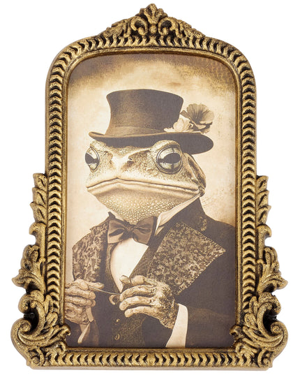Frog Gent Framed Wall Art