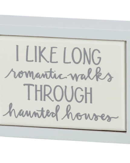 Haunted Houses Mini Box Sign