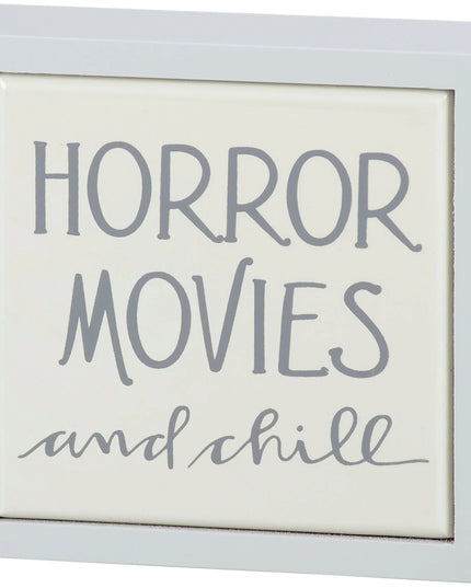 Horror Movies Mini Box Sign