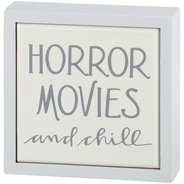 Horror Movies Mini Box Sign