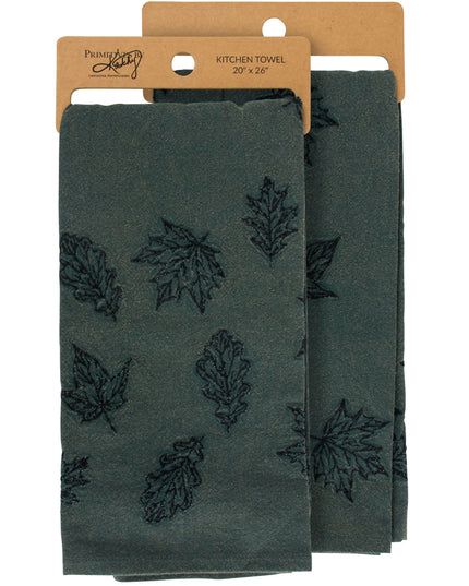 Emerald Leaf Kitchen Towel